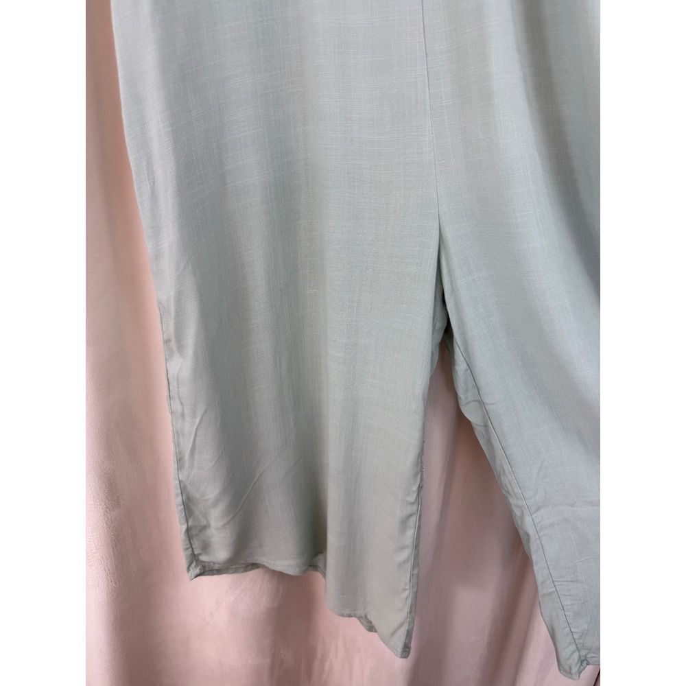 Shinestar Light Green Wide-Leg Jumpsuit – Size Medium - Picture 2 of 9